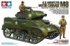 Tamiya 35312 U.S. Howitzer Motor Carriage M8 Awaiting Orders Set (w/3 Figures) (1:35)